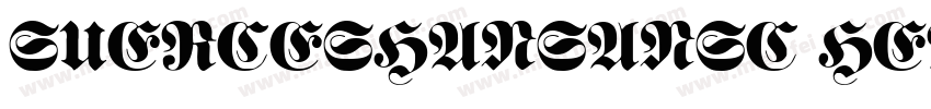 SUERCESHANSANSC HEAVY字体转换